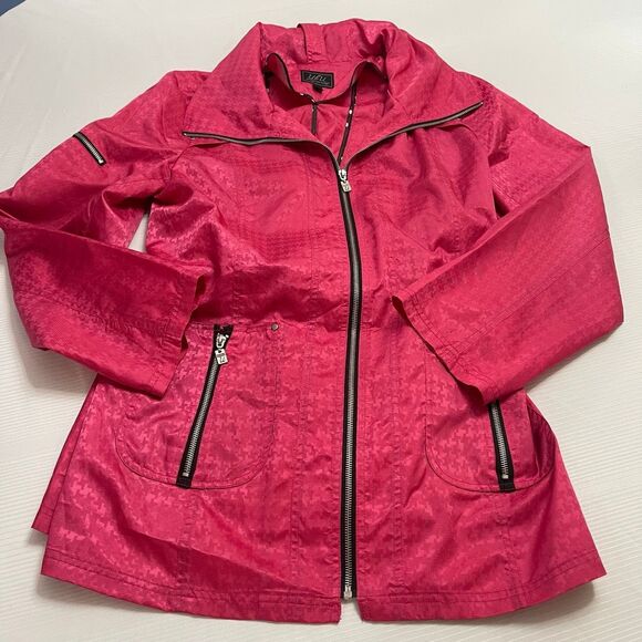 UBU Women’s Pink Full Zip Jacket Size Large - Picture 1 of 7